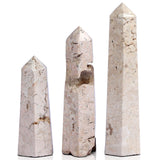 Travertine Obselisk Set, Romano Fosse Travertine-Accessories-High Fashion Home