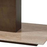 Travertini Accent Table, Natural