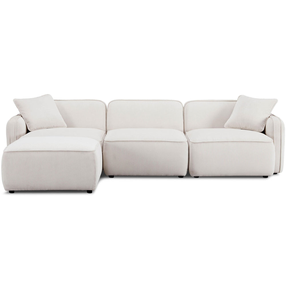 Travie 4 Piece Modular Sectional, Sand