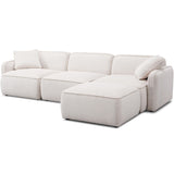 Travie 4 Piece Modular Sectional, Sand