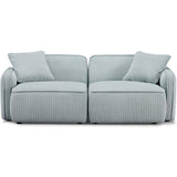 Travie Modular Loveseat, Light Green