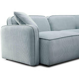 Travie Modular Loveseat, Light Green