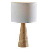 Travis Tall Table Lamp, Travertine-Accessories-High Fashion Home