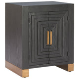 Trazo Side Table, Black