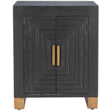 Trazo Side Table, Black