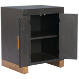 Trazo Side Table, Black