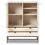 Trey Bar Cabinet, Dove Poplar-Furniture - Storage-High Fashion Home
