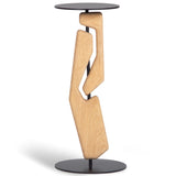 Tribe Drink Table, Natural/Matte Black