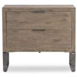 Tribeca 2 Drawer Nightstand, Aurum