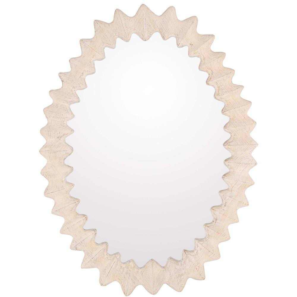Trishelle Mirror, White Wash