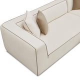 Tristine LAF Sectional, Cream
