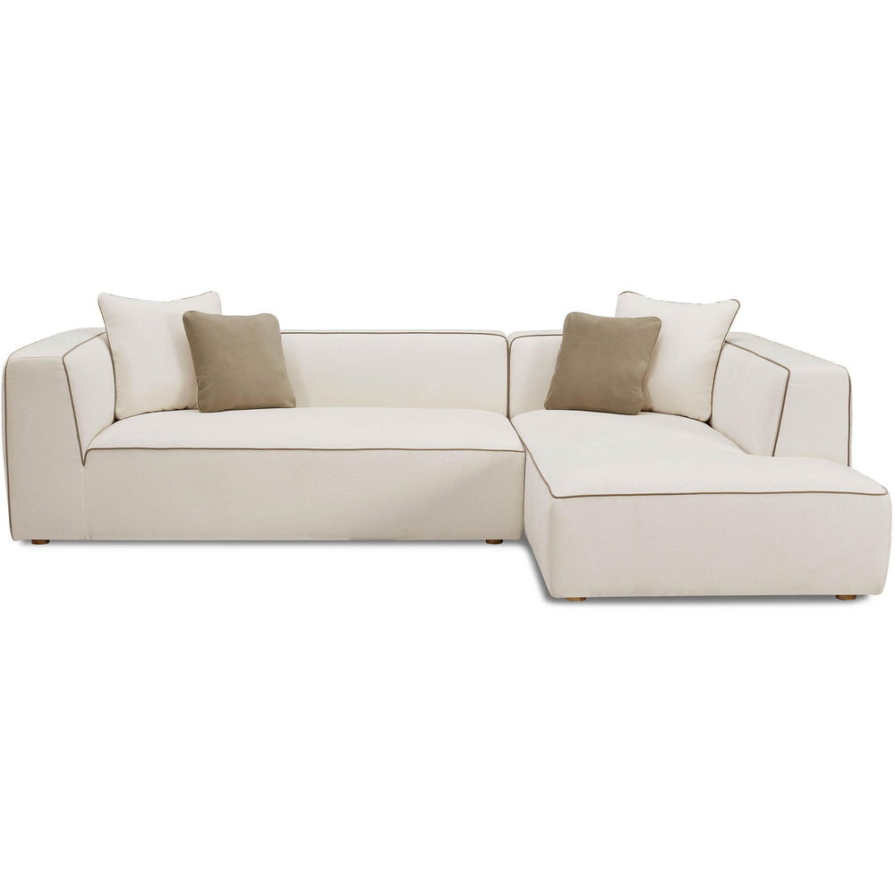 Tristine RAF Sectional, Cream