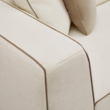 Tristine RAF Sectional, Cream