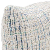 Trona Lumbar Pillow, Blue/Ivory-Accessories-High Fashion Home