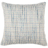 Trona Pillow, Blue/Ivory-Accessories-High Fashion Home