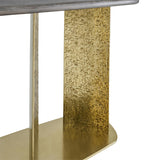 Trost Console Table, Dorado Gold-Furniture - Accent Tables-High Fashion Home