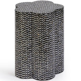 Truffle Side Table, Black-Furniture - Accent Tables-High Fashion Home