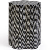 Truffle Side Table, Black-Furniture - Accent Tables-High Fashion Home