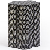 Truffle Side Table, Black-Furniture - Accent Tables-High Fashion Home