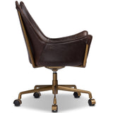 Truman Desk Chair, Conroe Cigar by Four Hands