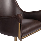 Truman Desk Chair, Conroe Cigar by Four Hands
