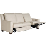 Tucker Leather Power Motion Sofa, Markham Frost-Furniture - Sofas-High Fashion Home