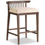 Tullio Counter Stool, Savoy Parchment/Drifted Ash by Four Hands-Furniture - Chairs-High Fashion Home