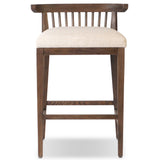 Tullio Counter Stool, Savoy Parchment/Drifted Ash by Four Hands-Furniture - Chairs-High Fashion Home