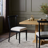 Tullio Dining Chair, Black Ash, Set of 2 by Four Hands-Furniture - Dining-High Fashion Home