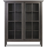 Tuscola Cabinet, Smoked Black by Four Hands-Furniture - Storage-High Fashion Home