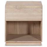 Tussac Nightstand, Natural White Neem by Four Hands-Furniture - Bedroom-High Fashion Home