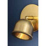 Tuthill Flush Mount, Aged Brass