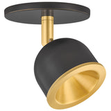 Tuthill Flush Mount, Aged Brass/Distressed Bronze