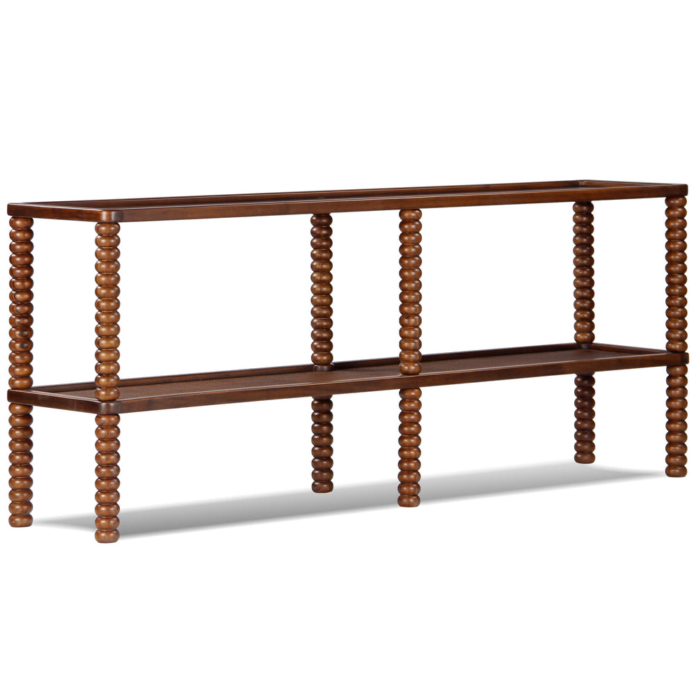 Twist Console Table, Mellow Bourbon