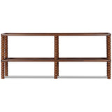 Twist Console Table, Mellow Bourbon