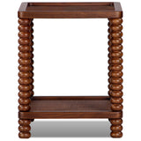 Twist Side Table, Mellow Bourbon