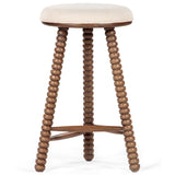 Twist Counter Stool, Light Walnut