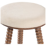 Twist Counter Stool, Light Walnut