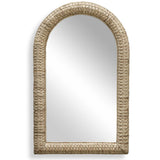 Twisted Seagrass Arch Mirror, Natural