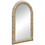 Twisted Seagrass Arch Mirror, Natural