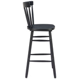 Tyce Barstool & Counter Stool, Black