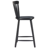 Tyce Barstool & Counter Stool, Black