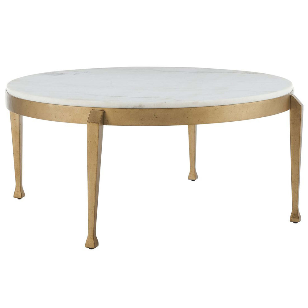 Tylan Coffee Table, Warm Brass