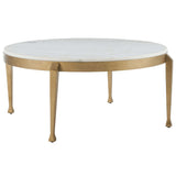 Tylan Coffee Table, Warm Brass