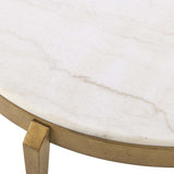Tylan Coffee Table, Warm Brass