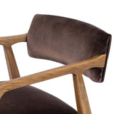 Tyler Arm Chair, Surrey Cocoa-Furniture - Chairs-High Fashion Home