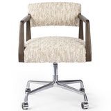 Tyler Desk Chair, Solema Cream-Furniture - Office-High Fashion Home