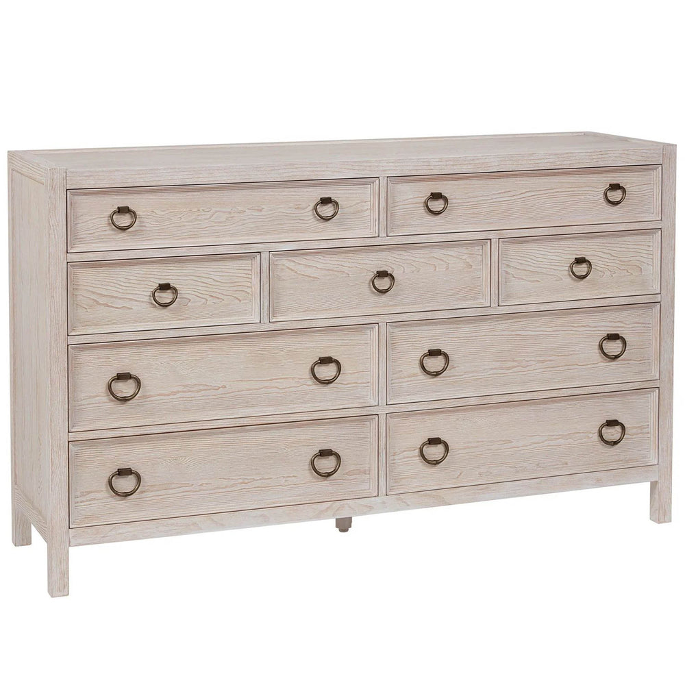 Getaway 9 Drawer Dresser, Sea Oat