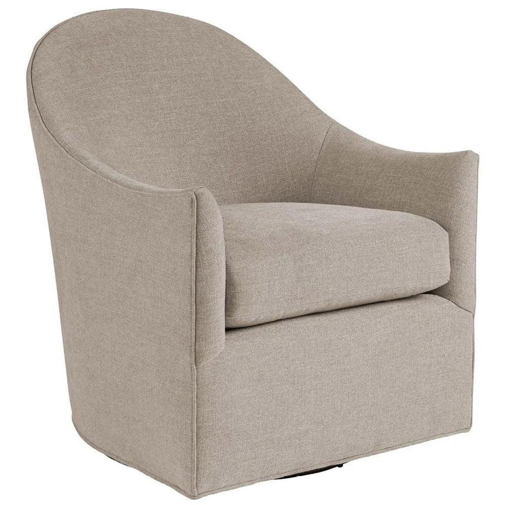 Roscoe Swivel Chair, Lingo Oatmeal