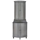 Justeene Corner Cabinet, Flagstone-Furniture - Storage-High Fashion Home